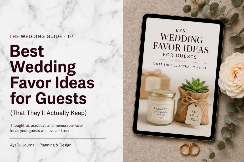 Best Wedding Favor Ideas for Guests